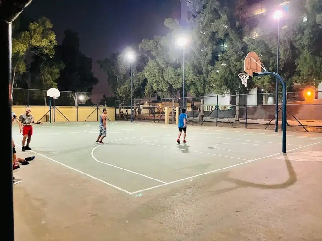 free sports courts in Dubai