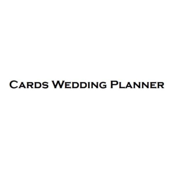 Cards Wedding Planner
